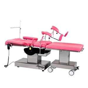 Manual Obstetric Labour Delivery Birthing Bed Hydraulic Power Source Medical Operating Gynecological Bed for Childbirth