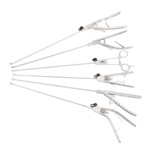 Manual Stainless Steel Semi Rigid Urology Grasping Forceps Medical Instrument Set