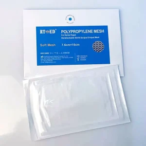 Manufacturer Disposable 7.6*15 Cm Polypropylene Mesh for Hernia Medical Consumables