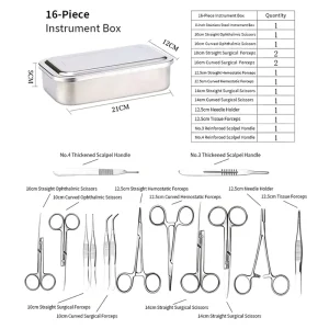 Manufacturer Factory Direct Supply Reusable Corrosion Resistant Surgical Dissecting Kit Custom Assembled Medical Scissors