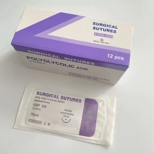 Manufacturer Medical Sterile Absorbable Vicryll Surgical Suture Medical Accessories for Hospital