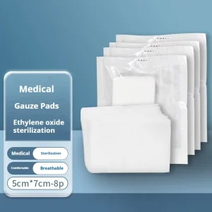 Medical Absorbent Cotton Gauze Disposable Wound Disinfection Dressing Surgical Sterilization Sterile Medical Gauze Block