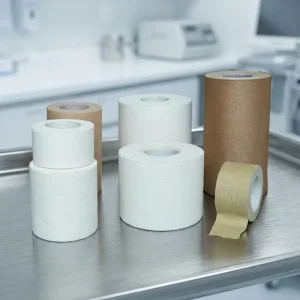 Medical Consumable Customizable Hypoallergenic Surgical Wound Tape Polyester Cotton Waterproof Breathable Protective Tape