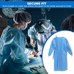 Medical Consumable Sterile Non Woven Disposable Standard Surgical Isolation Gown Clothing SMS Protective Waterproof Clothes