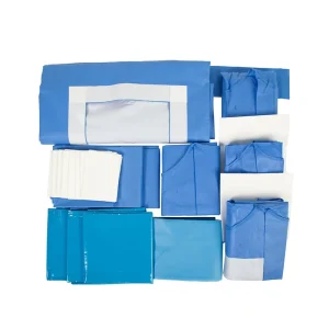 Medical Consumable Sterile Surgical Drapes Customized Disposable Set Kit Drape and Gowns Packs Medical Supplies
