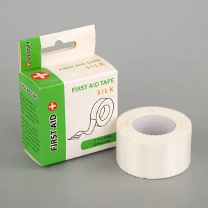 Medical Consumable Surgical Disposable Adhesive Silk Tape Roll 1″x10ydz/2″x10ydz/3″x10ydz