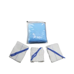Medical Consumable Surgical Towel Absorbent Sterile Gauze Lap Sponge 20x20cm Class II Instrument