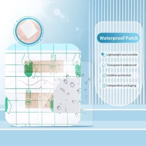 Medical Consumable Waterproof Sterile Nonwoven White Transparent Wound Dressing 6*7cm Class II Sterilization Supplies