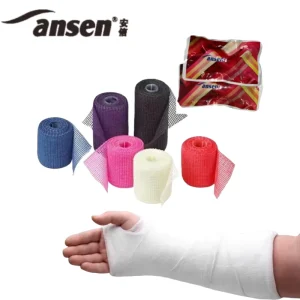 Medical Consumables Elastic Bandage Water-Activated Synthetic Orthopedic Casting Tape for Arm Bone Fracture Fiberglass Bandage