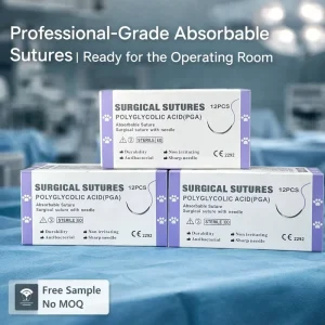 Medical Consumables Nylon Suture Needles Veterinary Diagnostic Equipment PetCare Suture