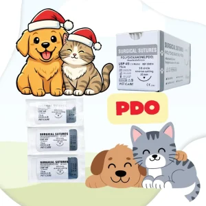 Medical Consumables Nylon Suture Needles Veterinary Diagnostic Equipment PetCare Suture