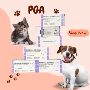 Medical Consumables PDO Suture Needles Veterinary Diagnostic Equipment PetCare Suture