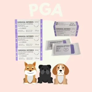 Medical Consumables PDO Suture Needles Veterinary Diagnostic Equipment Suture