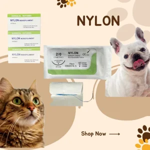 Medical Consumables PGA Suture Needles Veterinary Diagnostic Equipment PetCare Suture