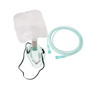 Medical Consumables PVC Hyperbaric Oxygen Non-Rebreathing Mask with Reservoir Bag