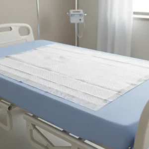 Medical Consumables Personal Hygiene Item Fluff Pulp 5-Ply Disposable Waterproof Bed Sheet for Surgical Use