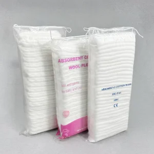 Medical Consumables Surgical Dressing Zig Zag Cotton Disposable High Absorbent Hydrophilic Zigzag Cotton Wool