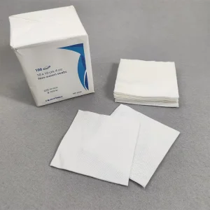 Medical Consumables Surgical Non Sterile 4 Ply Non Woven Sponge Gauze Swab Wound Pad CE Certified Class II Absorbent