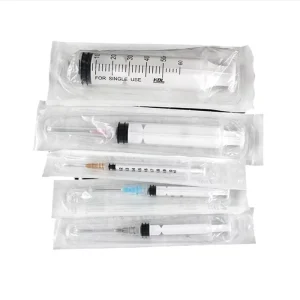 Medical Consumables Syringe 3ml 5ml 10ml Medical Surgical Disposable Injection Syringe with Needle