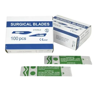 Medical Disposable Carbon Steel Surgical Blade Stainless Steel Dental Scalpel Blade Universal Fit