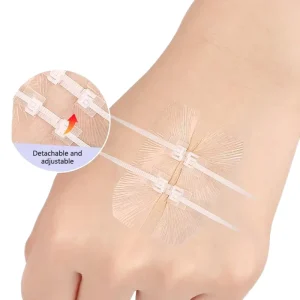 Medical Disposable Transparent Zip Stitch Dressing Zipper Closure PU Material CE Certified EO Disinfected 3 Year Shelf Life