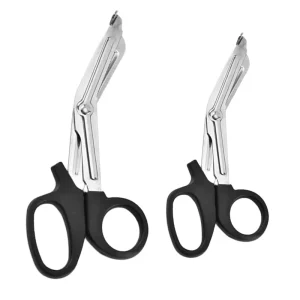Medical Emergency First Aid Trauma Curved Blade Serrated Edge Stainless Steel Bandage Scissors