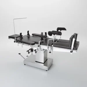 Medical Equipment Clinic Manual Hydraulic Lifting Universal Stainless Steel OT Theatre Bed Orthopedic Surgical Operating Table