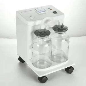 Medical Equipment Portable Double Bottle Suction Machine for Surgical Operation