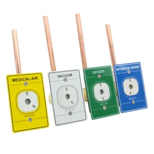 Medical Gas Outlets Wall Mounted Medical Gas Outlet Oxygen Outlet Ohmeda Standard for Medical Gas Equipment