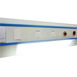 Medical Gas Supply Oxygen Outlet Metal Hospital Bed Head Unit CE ISO Certified for ICU Hospital Ward Equipment