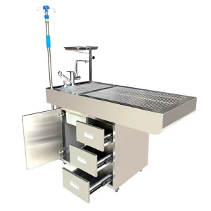 Medical Grade Stainless Steel Professional Pet Hospital Veterinary Treatment Table