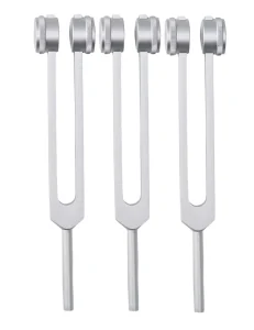 Medical Grade Stainless Steel Sensory Tuning Fork Activator C 128 Hz Frequency Manual for Sound Healing Therapy Non Magnetic
