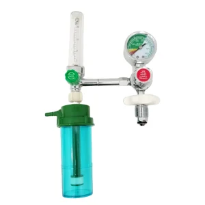 Medical Hospital Respiratory Therapy High Flow 10L Min 15L Min Gas Cylinder Oxyggen Regulator With Flowmeter Pressure Gauge