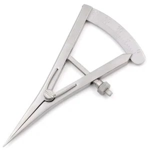 Medical Instrument Stainless Steel Measuring Ruler Metal Ophthalmic Instrument Eye Gauge