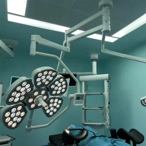 Medical LED Operating Room Veterinary Surgery Lamp Electric Adjustable Bracket 160000Lux Illumination CE Certified