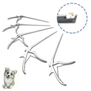 Medical Orthopedic Instruments Kerrison Rongeur Forceps Bone Punch Rongeur Kerrison 260CM Length 1mm to 5mm