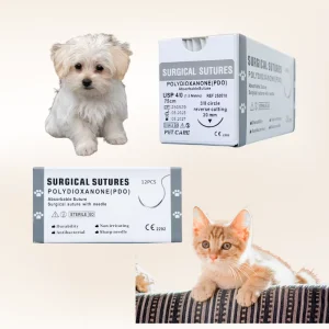 Medical Smooth PDO Surgical Suture Vet Disposable Medical Sutures