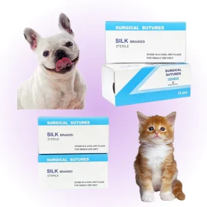 Medical Smooth SILK Surgical Suture Vet Disposable Medical Sutures SILK Pet Medical Sutures