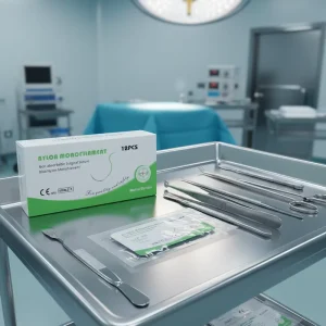 Medical Sterile Veterinary Dog Consumables Absorbable Plastic Surgical Sutures