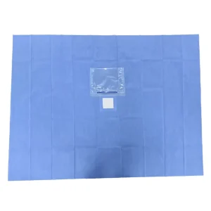 Medical Supplies Medical Consumables Custom SMS Sterile Surgical Eye Drapes with Fluid Collection Pouch for Hospital