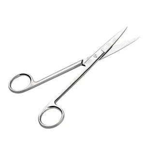 Medical Surgical Dental Stainless Steel Straight Scissors 12.5cm