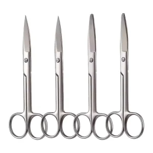 Medical Surgical Operating Instrument Straight or Curved Head Stainless Steel Surgery Scissors