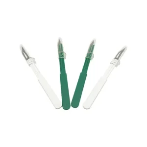 Medical Surgical Standard Safety Sterile Disposable Scalpel 14 With Stainless and Carbon Steel Blade