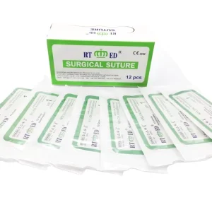 Medical Surgical Suture with Needle Nylon Sterile