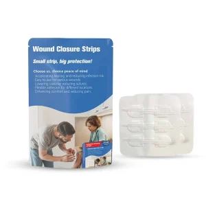 Medical Transparent Zip Stitch Dressing Zipper Closure Efficient Emergency Protection Wound Closure Device