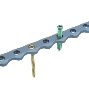 Medical grade Alps Veterinary Surgical Instruments 1.6 2.4 3.2 4.0mm Titanium Alloy Straight Locking Bone Plates