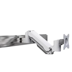 Meisonic WS GA01HS 1 32 inch Height adjustable 360 Rotating Aluminum Alloy Workstation Display Stand with 15kg Load Capacity
