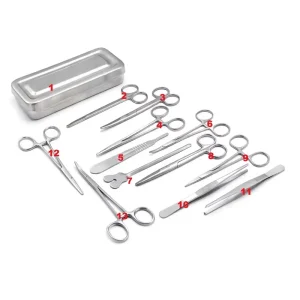 Mini General Surgical Instruments Kit 13pcs