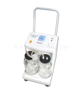 Mobile Trolley Electric Surgical Suction Machine Vacuum Aspirator Double Suction Apparatus Hospital Emergency Medical Device