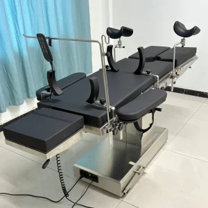 Multifunctional Electric Stainless Steel Surgical Bed Factory Direct Medical Neurosurgery Table Examination Table